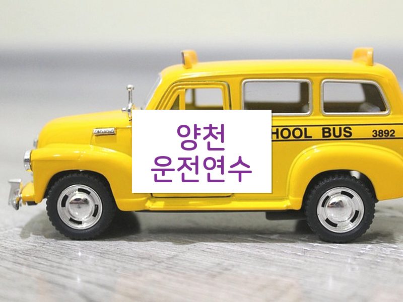 양천운전연수 후기