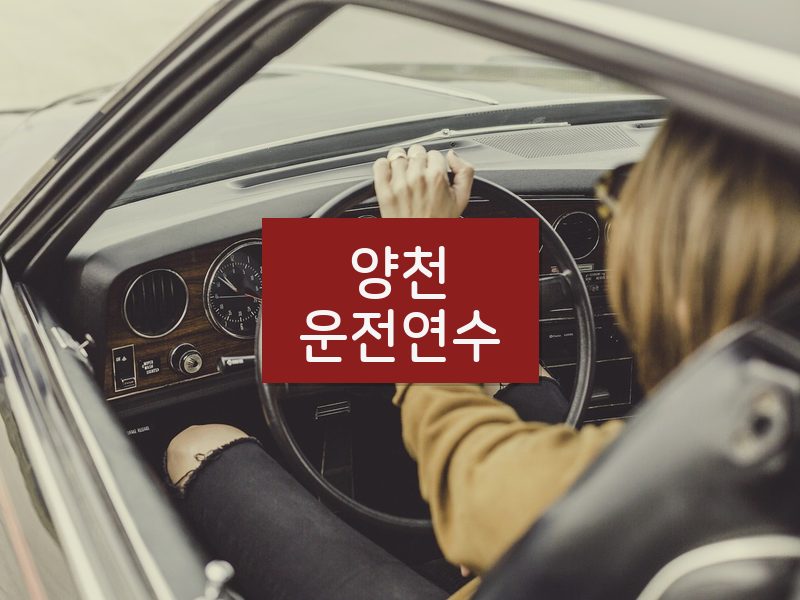 양천운전연수 후기
