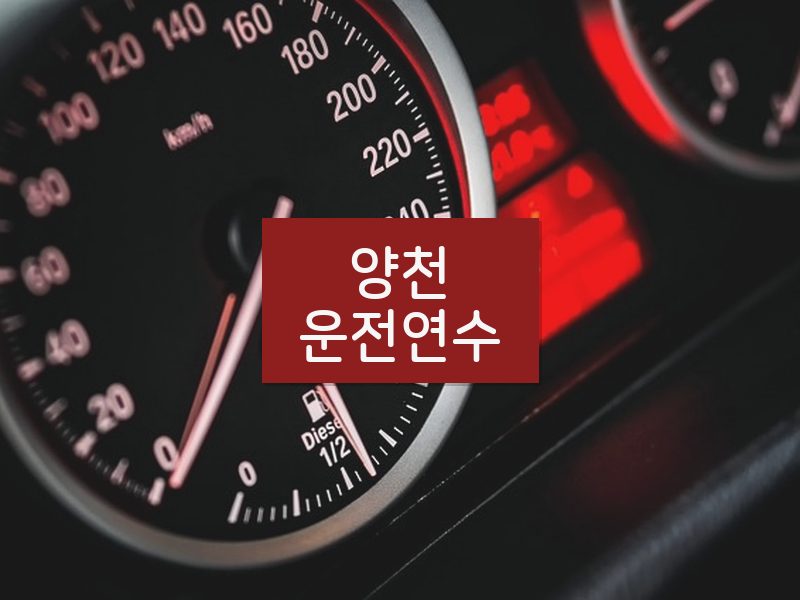 양천운전연수 후기