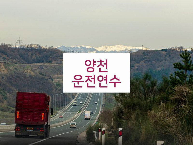 양천운전연수 후기