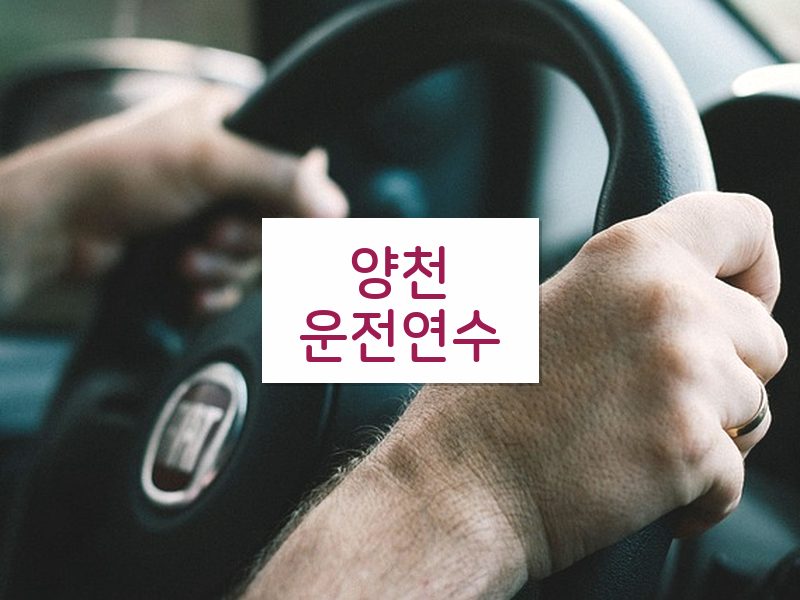 양천운전연수 후기