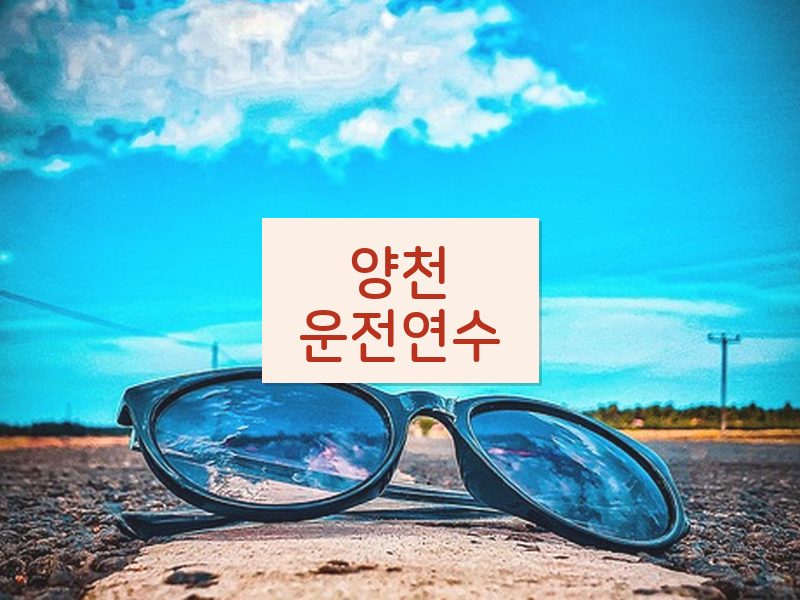 양천운전연수 후기