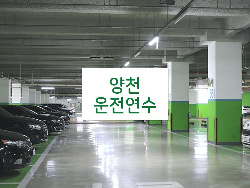 양천운전연수 후기