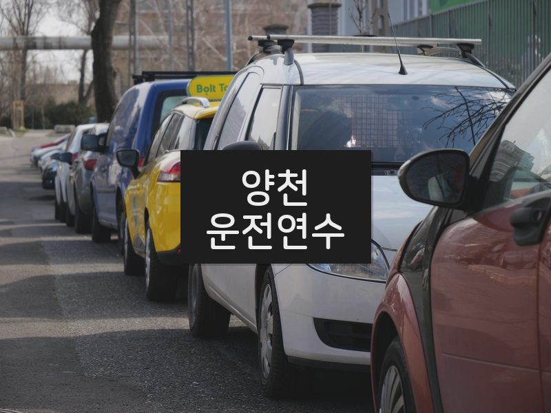 양천운전연수 후기