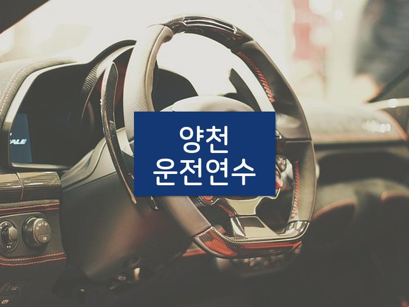 양천운전연수 후기