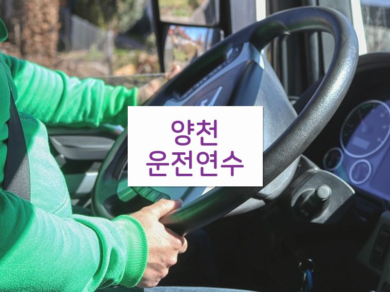 양천운전연수 후기