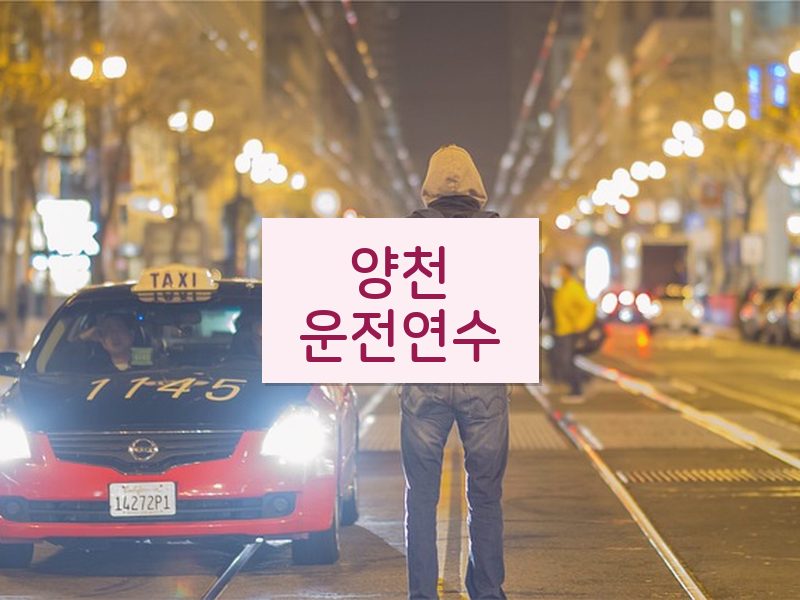 양천운전연수 후기