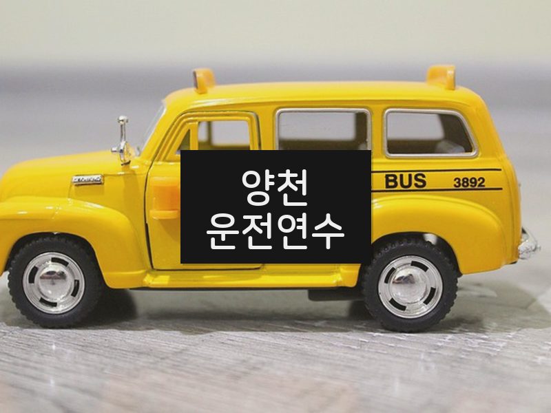 양천운전연수 후기