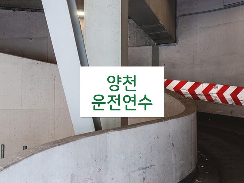 양천운전연수 후기
