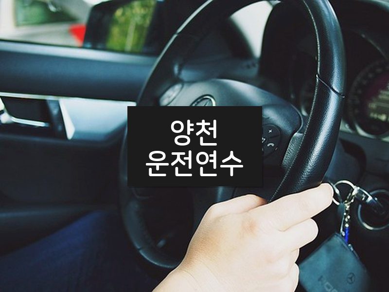 양천운전연수 후기