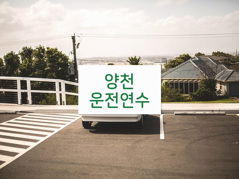 양천운전연수 후기