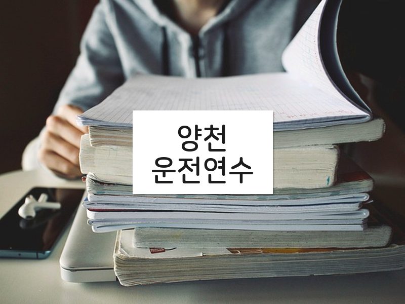 양천운전연수 후기