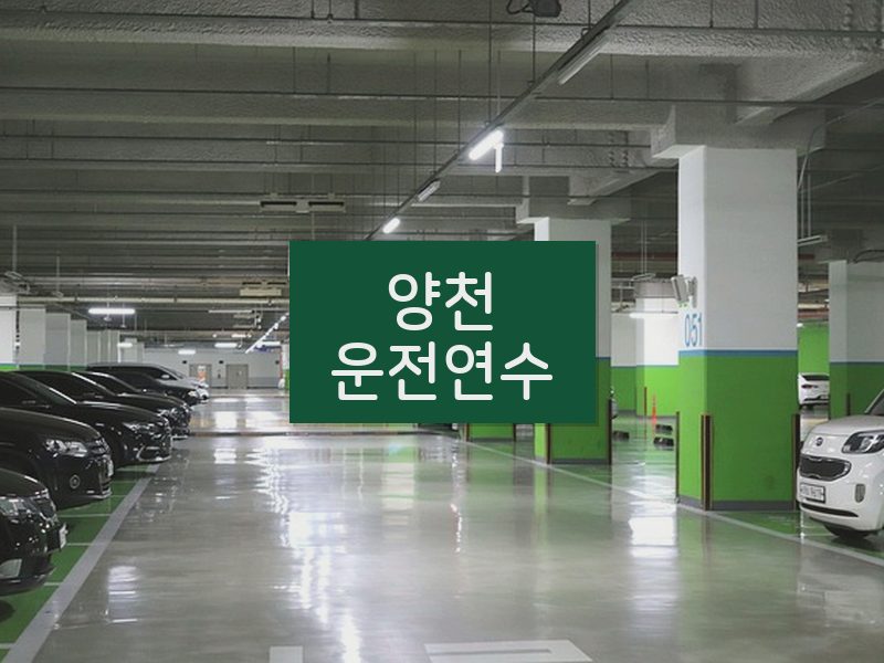 양천운전연수 후기