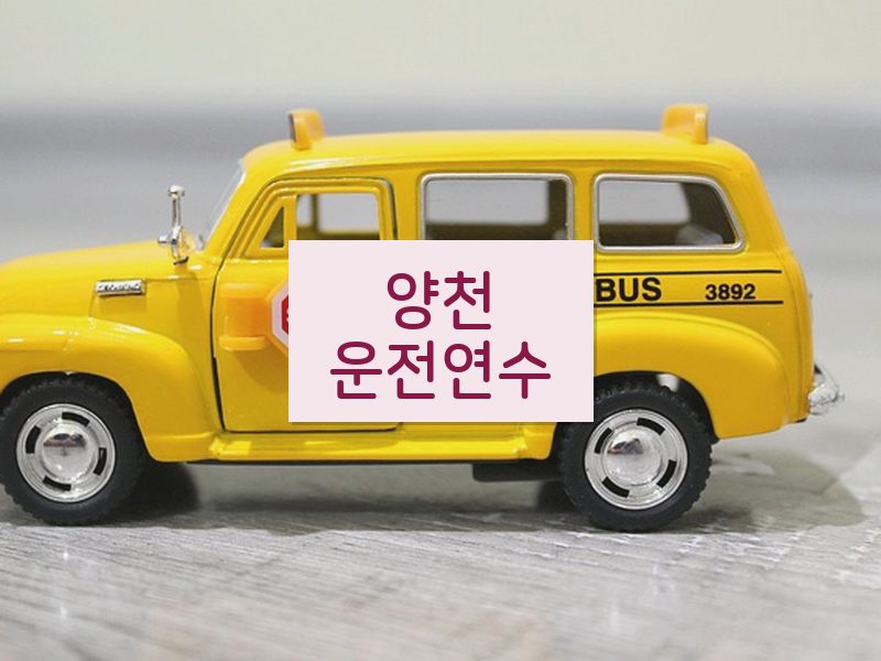 양천운전연수 후기