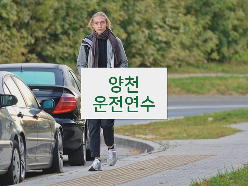양천운전연수 후기