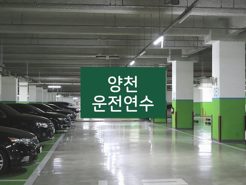 양천운전연수 후기