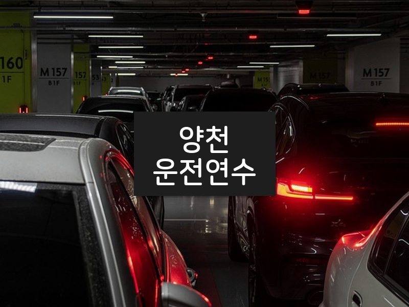 양천운전연수 후기