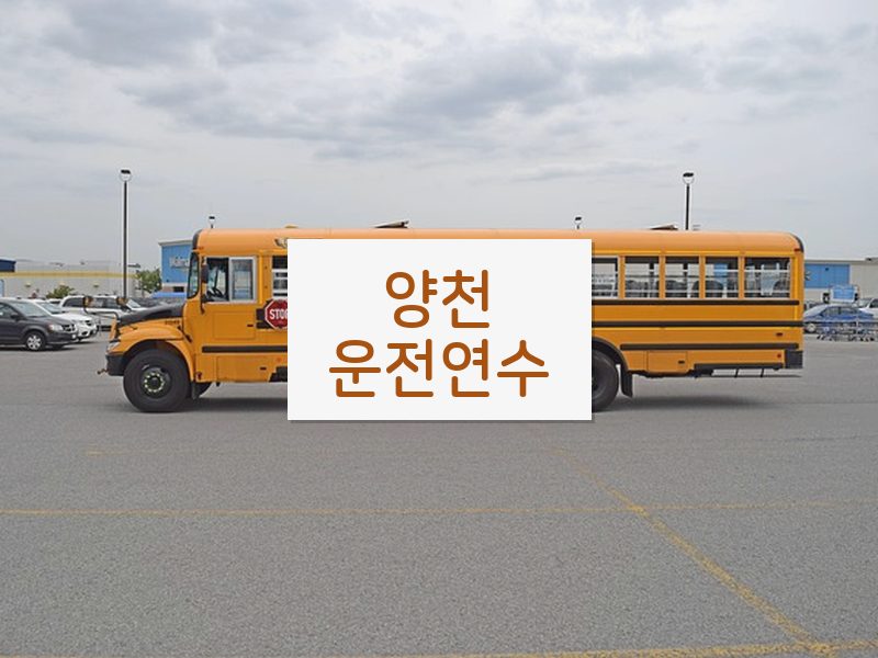 양천운전연수 후기
