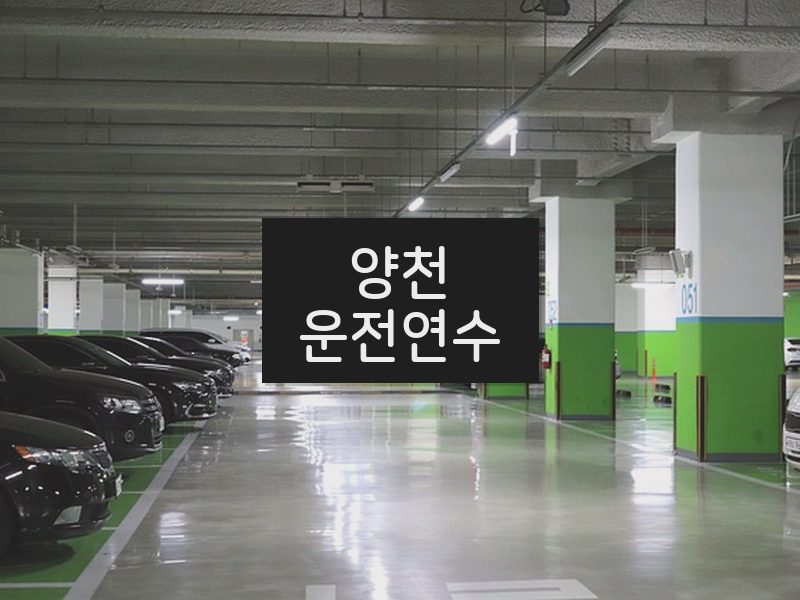 양천운전연수 후기