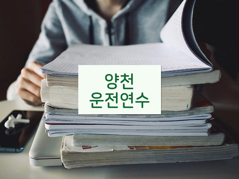 양천운전연수 후기