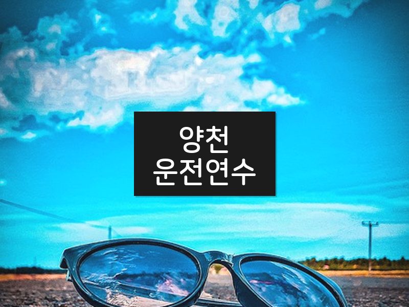 양천운전연수 후기