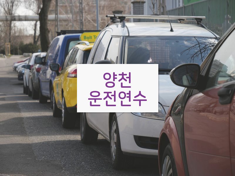 양천운전연수 후기