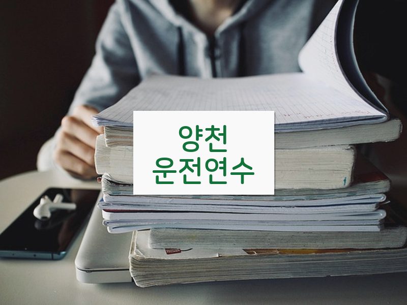 양천운전연수 후기