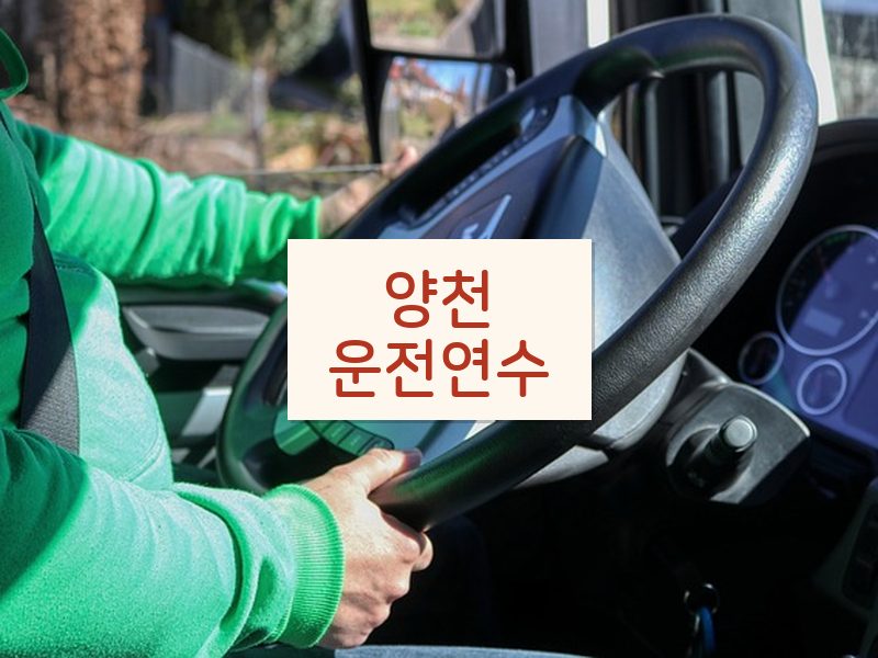 양천운전연수 후기