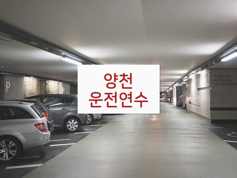 양천운전연수 후기