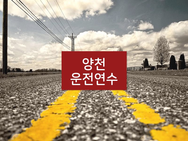 양천운전연수 후기
