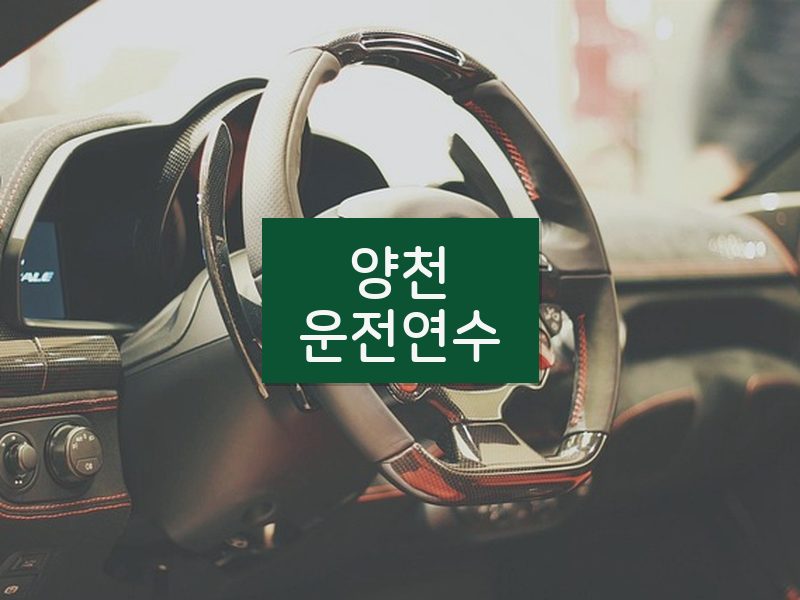 양천운전연수 후기