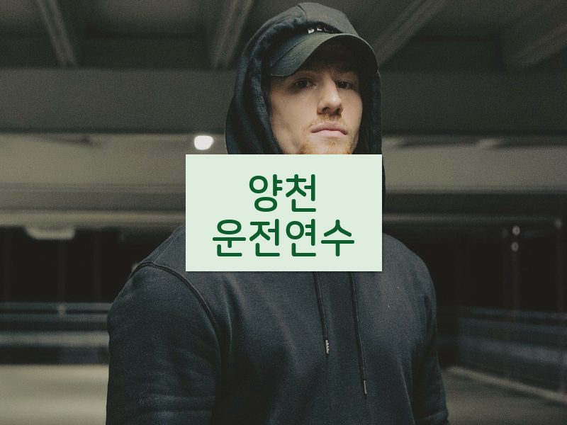 양천운전연수 후기