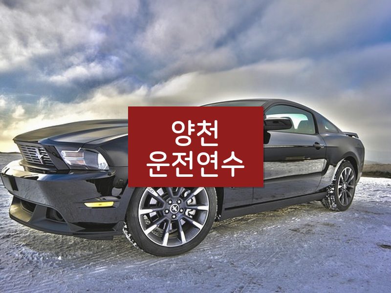 양천운전연수 후기