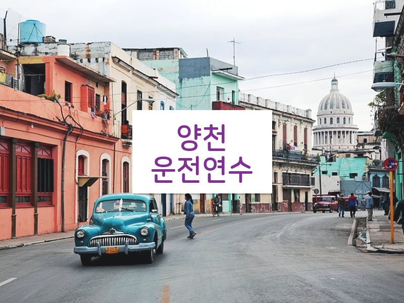 양천운전연수 후기