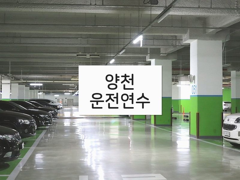 양천운전연수 후기