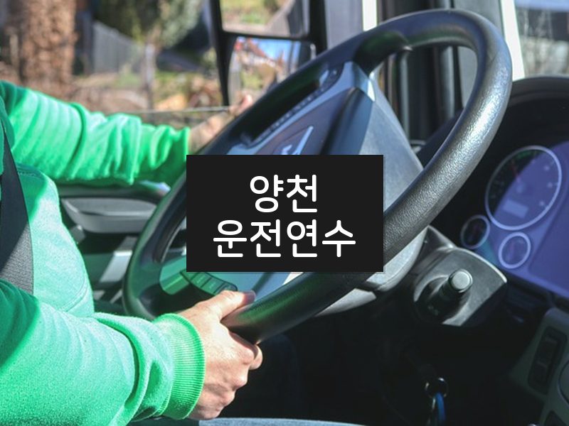 양천운전연수 후기