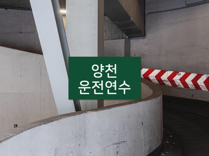 양천운전연수 후기