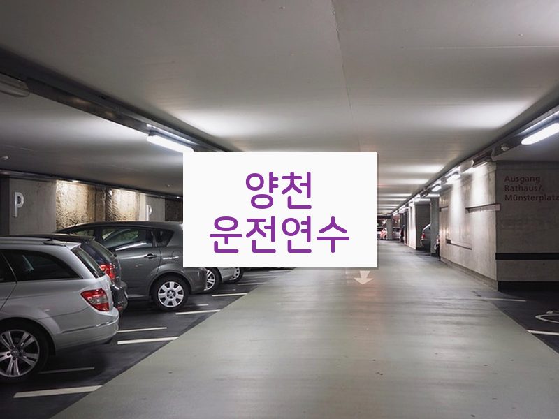 양천운전연수 후기