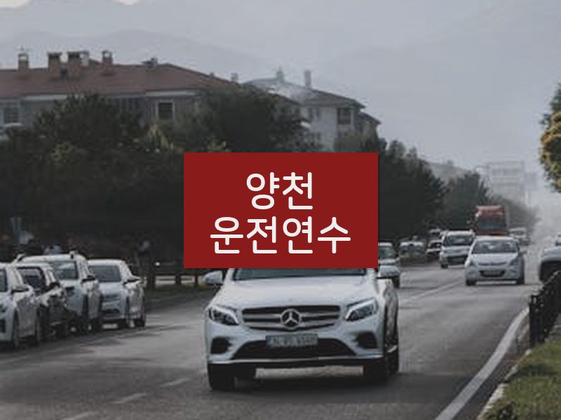 양천운전연수 후기