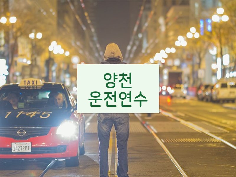 양천운전연수 후기