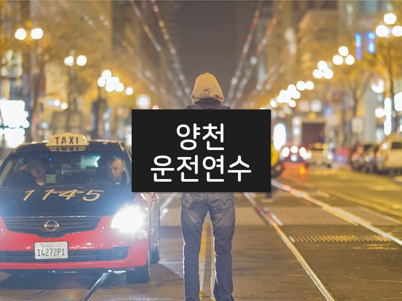 양천운전연수 후기