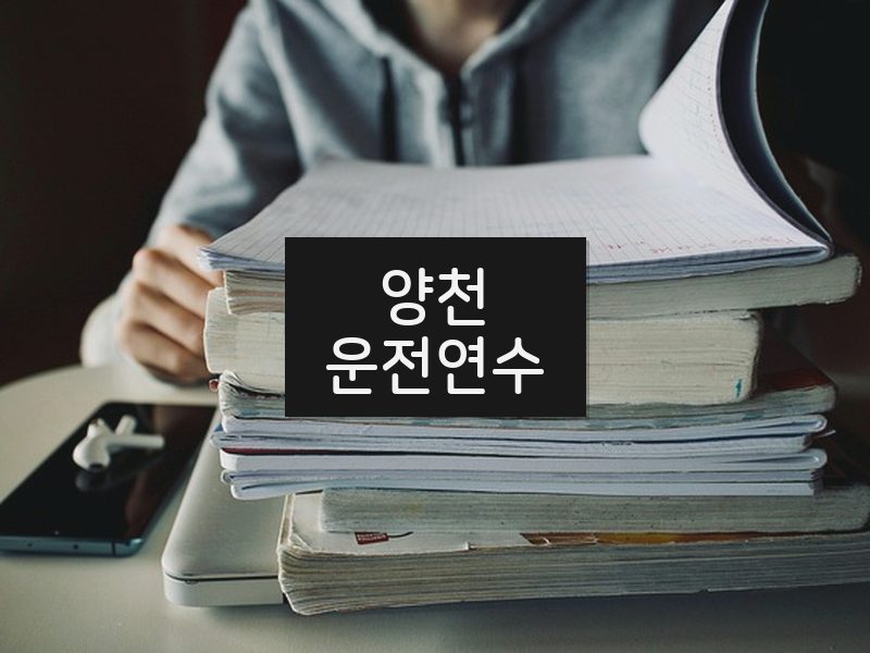 양천운전연수 후기