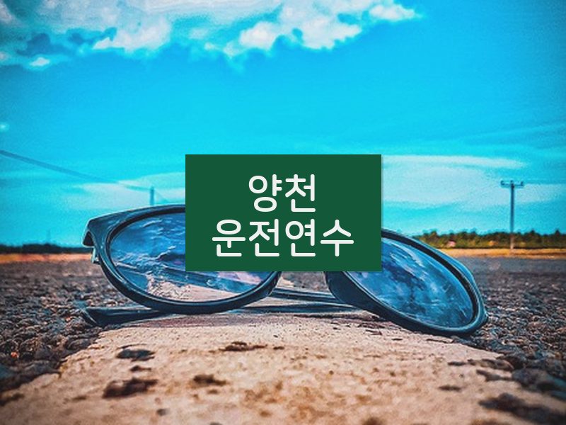 양천운전연수 후기