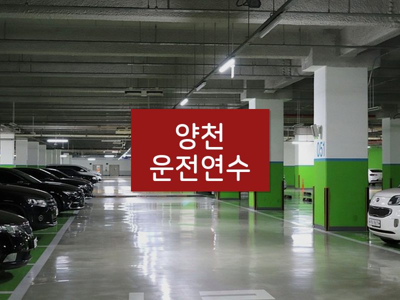 양천운전연수 후기