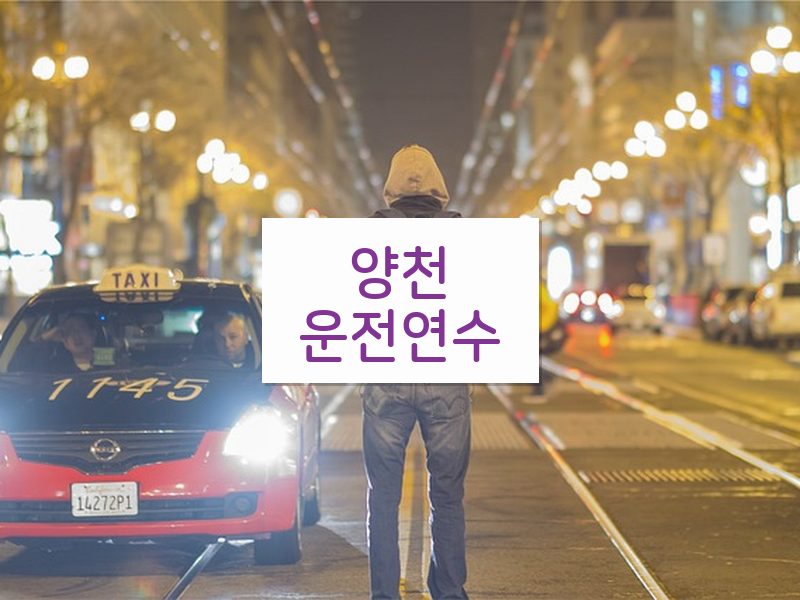 양천운전연수 후기