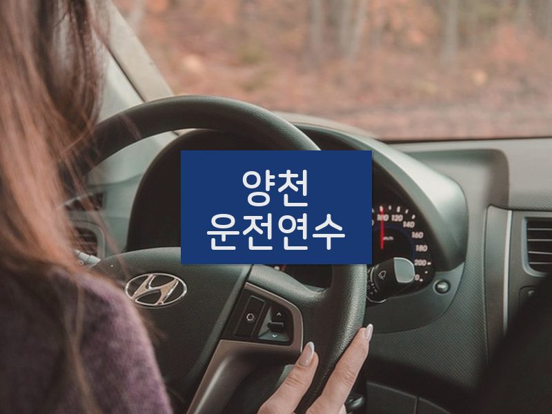 양천운전연수 후기