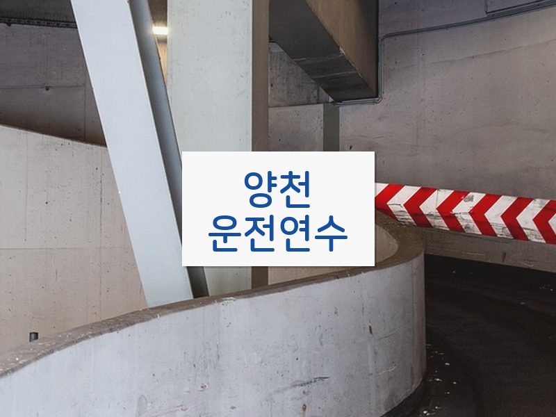 양천운전연수 후기