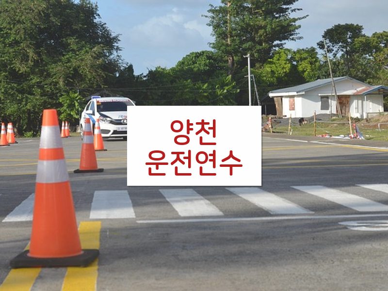 양천운전연수 후기