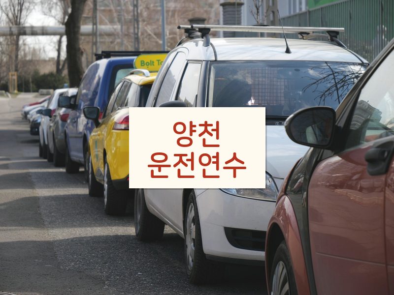 양천운전연수 후기