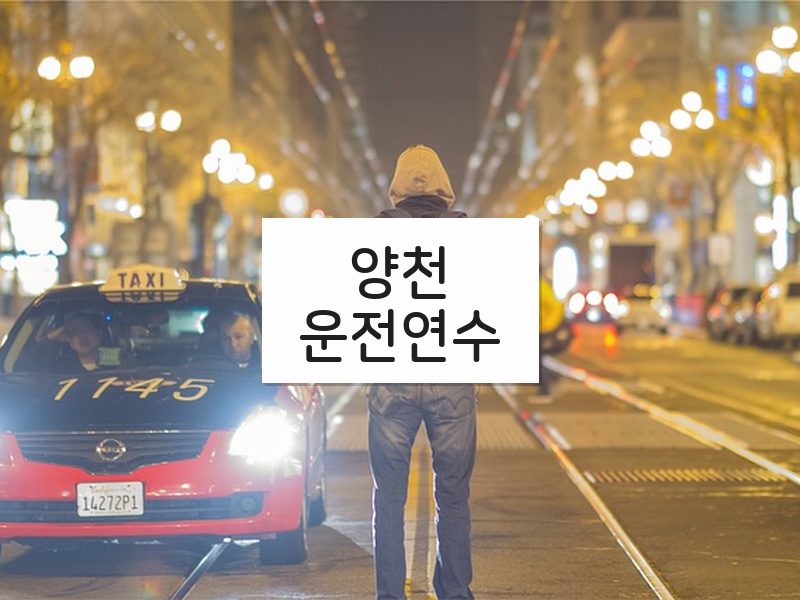 양천운전연수 후기